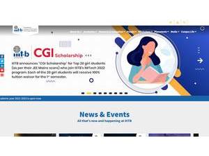 International Institute of Information Technology Bangalore's Website Screenshot
