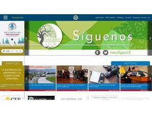 Central University of Ecuador, Quito's Website Screenshot