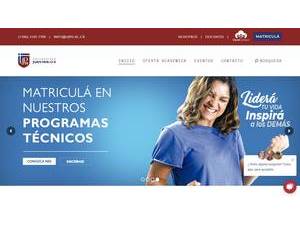 Universidad Juan Pablo II's Website Screenshot