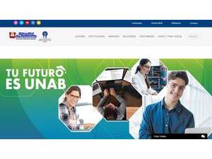 Dr. Andrés Bello University's Website Screenshot