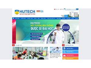 HUTECH University's Website Screenshot