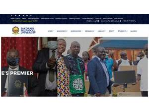 Takoradi Technical University's Website Screenshot