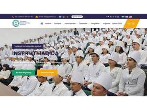 Toshkent Farmatsevtika Instituti's Website Screenshot