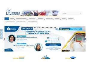 University of Guayaquil's Website Screenshot