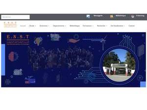 École Nationale Supérieure de Technologie's Website Screenshot