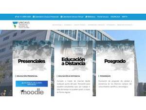 Universidad Nacional del Chaco Austral's Website Screenshot