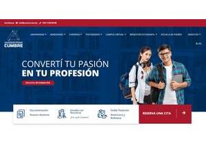 Universidad Privada Cumbre's Website Screenshot