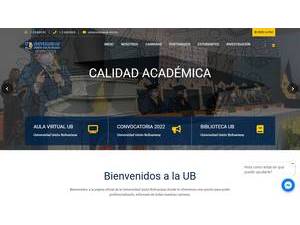 Universidad Unión Bolivariana's Website Screenshot