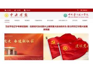 China Youth University for Political Sciences's Website Screenshot
