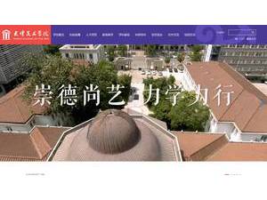 Tianjin Academy of Fine Arts's Website Screenshot