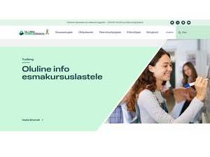 Tallinna Tehnikakõrgkool's Website Screenshot
