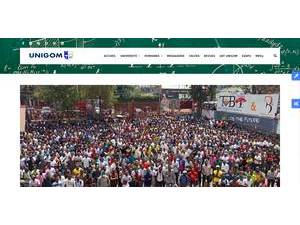 University of Goma's Website Screenshot