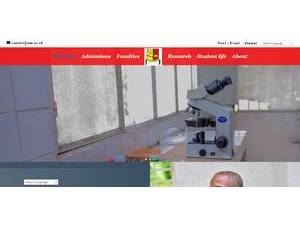 University of Mbuji-Mayi's Website Screenshot