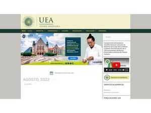 Amazonian State University's Website Screenshot