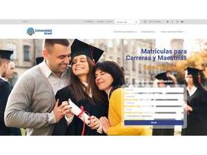 Universidad Israel's Website Screenshot