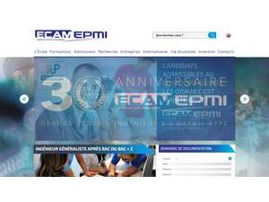 ECAM-EPMI's Website Screenshot