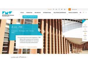 IMT Mines Albi's Website Screenshot