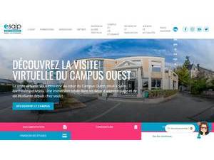 ESAIP École d'Ingénieurs's Website Screenshot