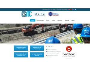 Graduate School of Building Engineering of Metz's Website Screenshot