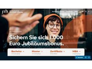 SRH Fernhochschule's Website Screenshot