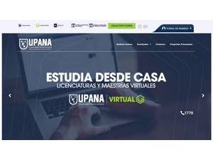 Panamerican University, Guatemala's Website Screenshot