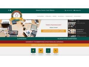 Wekerle Business School's Website Screenshot