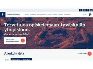 University of Jyväskylä's Website Screenshot