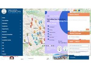 Indian Institute of Technology Patna's Website Screenshot