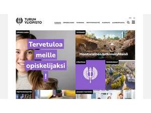 Turun yliopisto's Website Screenshot