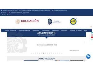 Instituto Tecnológico de Campeche's Website Screenshot
