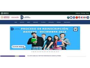 Instituto Tecnológico de Cancún's Website Screenshot