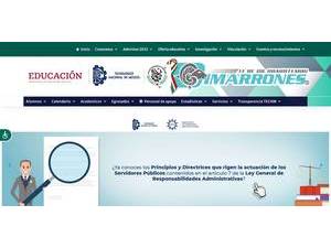 Instituto Tecnológico de Ciudad Cuauhtémoc's Website Screenshot