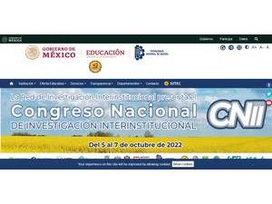 Technological Institute of Colima's Website Screenshot