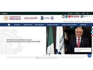 TecNM Campus Comitán's Website Screenshot