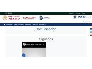 Technological Institute of Costa Grande's Website Screenshot