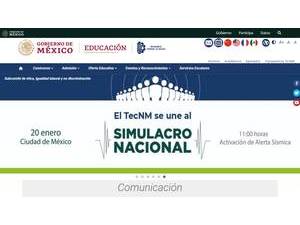 Instituto Tecnológico de El Salto's Website Screenshot