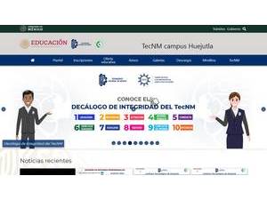 Huejutla Institute of Technology's Website Screenshot