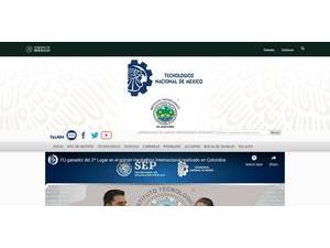 Technological Institute of Jiquilpan's Website Screenshot