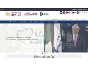 Technological Institute of Nuevo Laredo's Website Screenshot