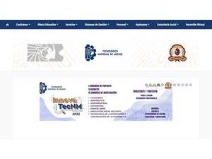 Technological Institute of Parral's Website Screenshot