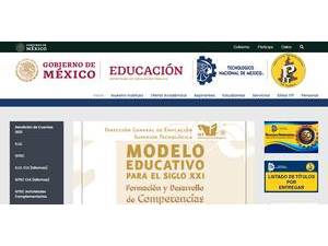Technological Institute of Puebla's Website Screenshot