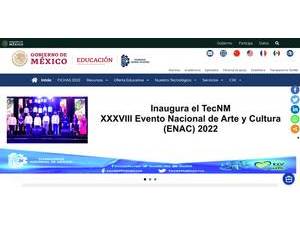 Technological Institute of Salina Cruz's Website Screenshot