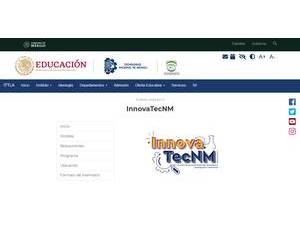 Instituto Tecnológico de Tlalnepantla's Website Screenshot