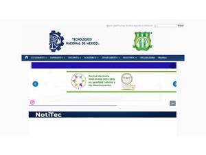 Instituto Tecnológico de Torreón's Website Screenshot