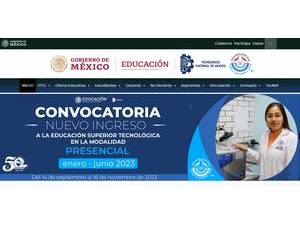 Technological Institute of Tuxtla Gutiérrez's Website Screenshot