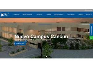 Escuela Bancaria y Comercial's Website Screenshot