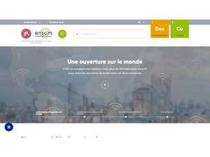 École Nationale Supérieure de Chimie de Montpellier's Website Screenshot