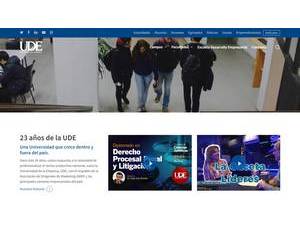 Universidad de la Empresa's Website Screenshot