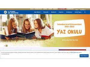 Istanbul Arel University's Website Screenshot