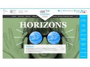 Higher Institute of Aeronautics and Space's Website Screenshot